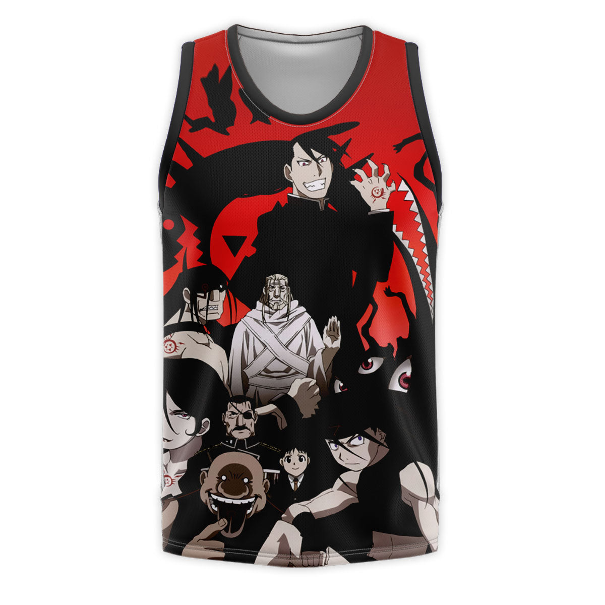 Fullmetal Alchemist Homunculi Crimson Backdrop Anime Apparel