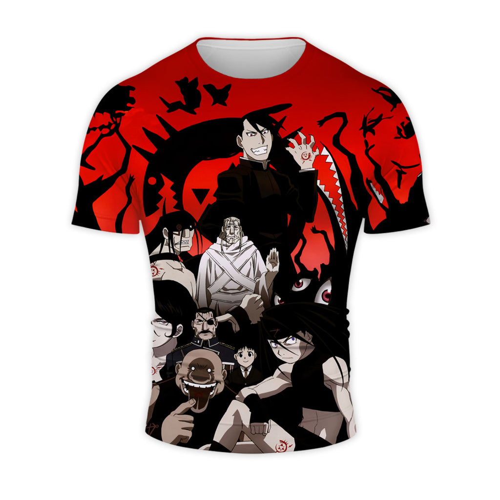 Fullmetal Alchemist Homunculi Crimson Backdrop Anime Apparel