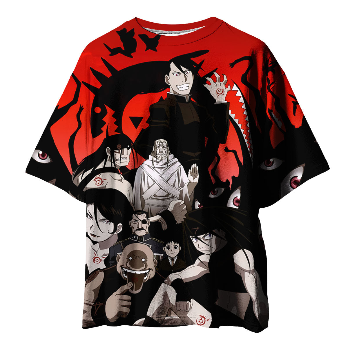 Fullmetal Alchemist Homunculi Crimson Backdrop Anime Apparel