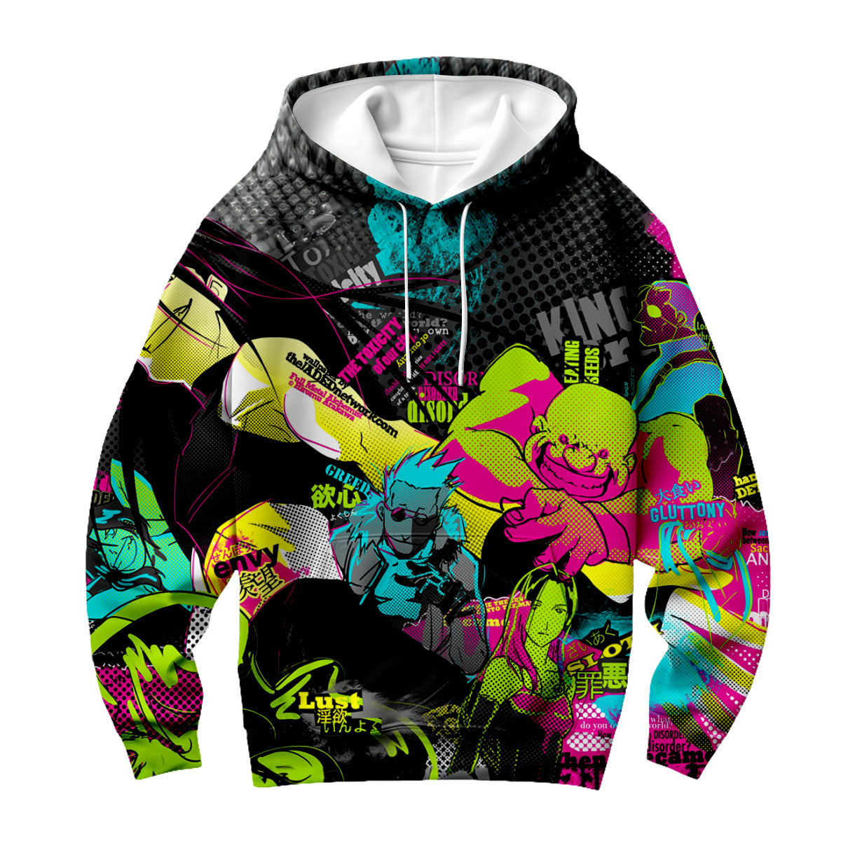 Fullmetal Alchemist Homunculi Fashion Art Anime Apparel