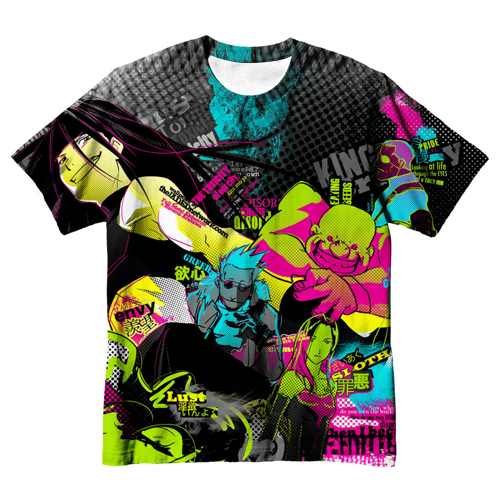 Fullmetal Alchemist Homunculi Fashion Art Anime Apparel