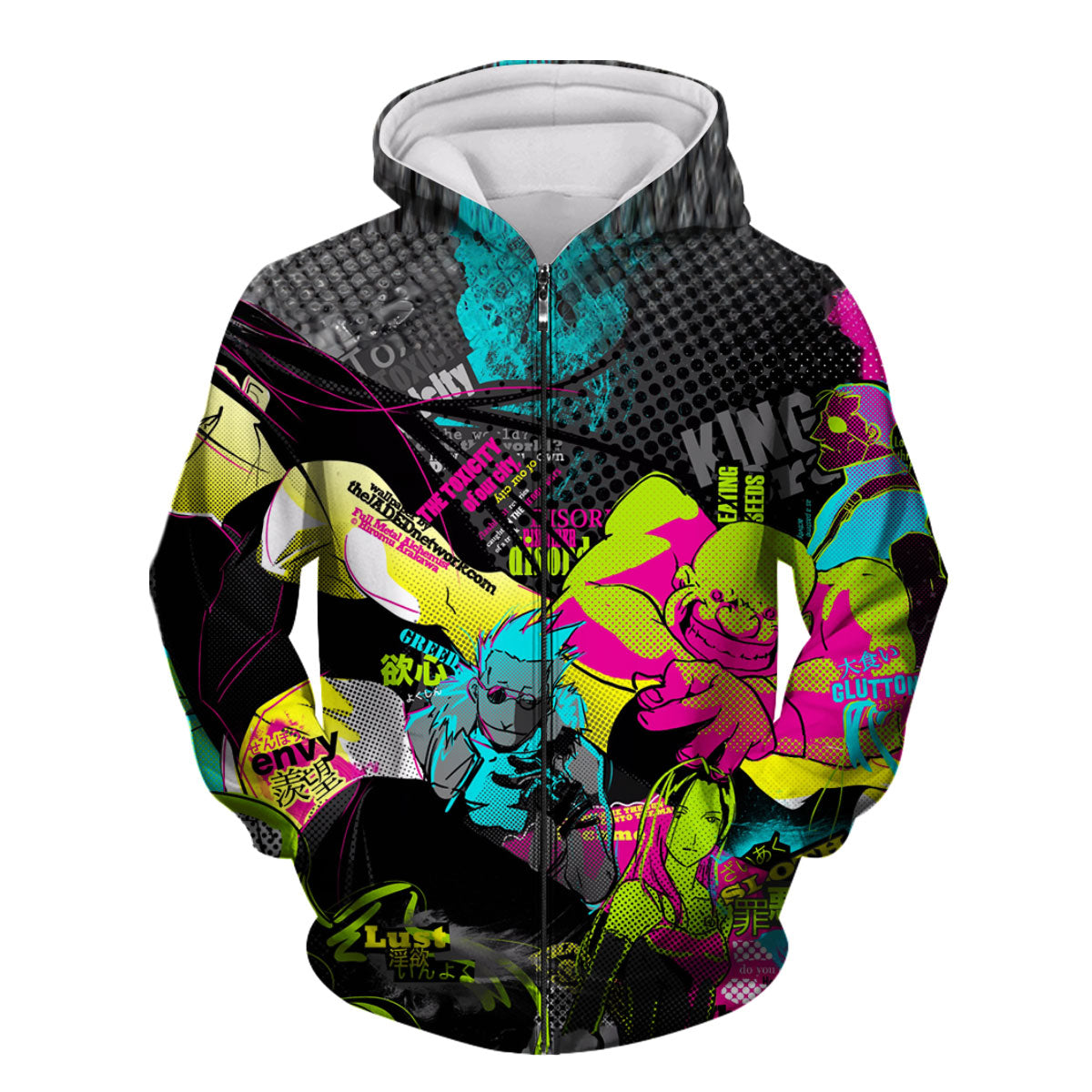 Fullmetal Alchemist Homunculi Fashion Art Anime Apparel