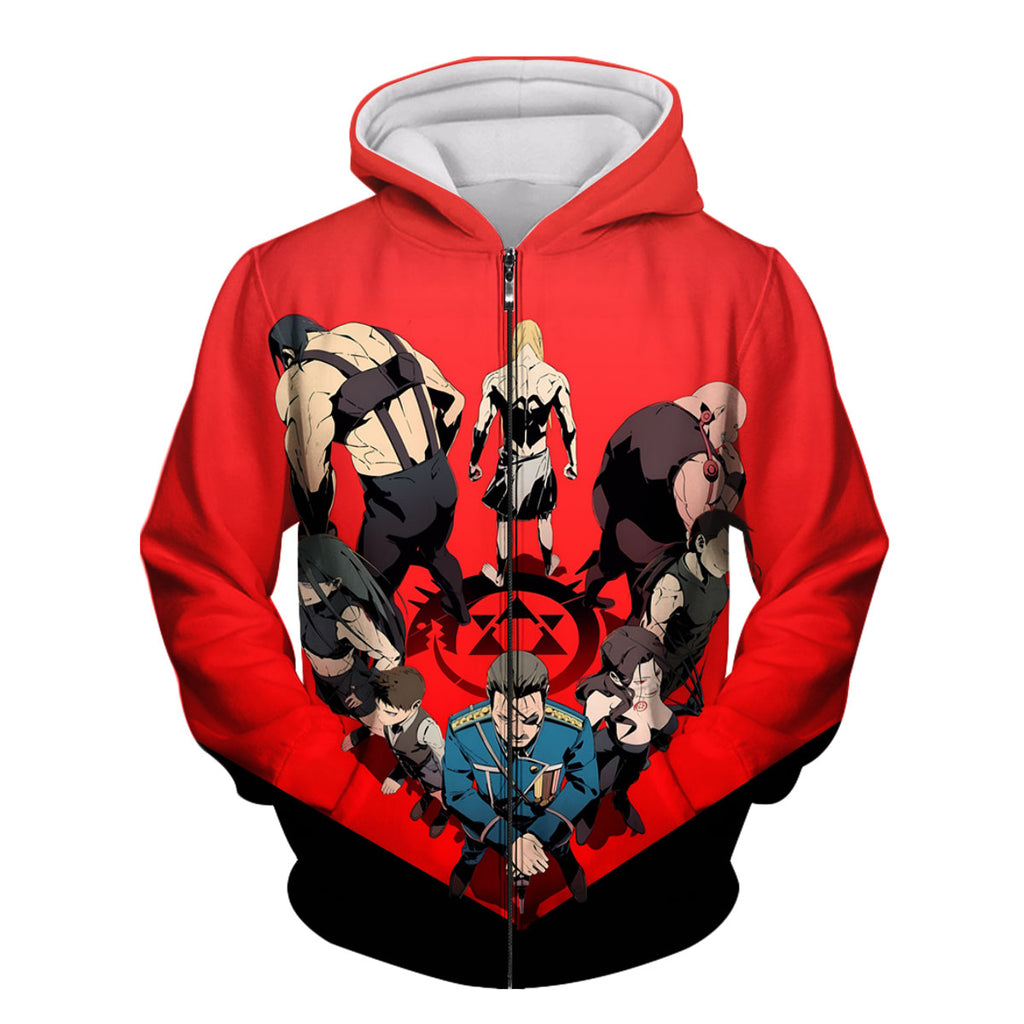 Fullmetal Alchemist Homunculi Group Standing Anime Apparel