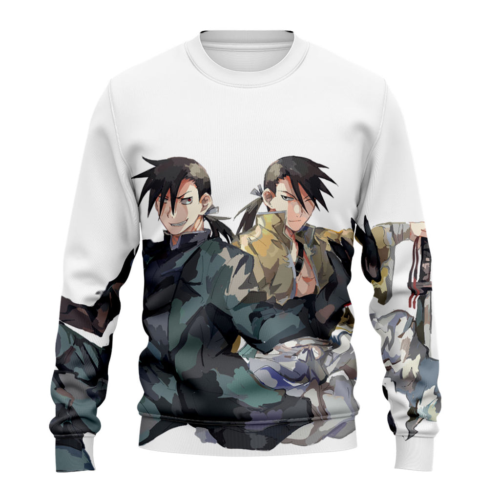 Fullmetal Alchemist Lin Yao Greed Back Seated Anime Apparel
