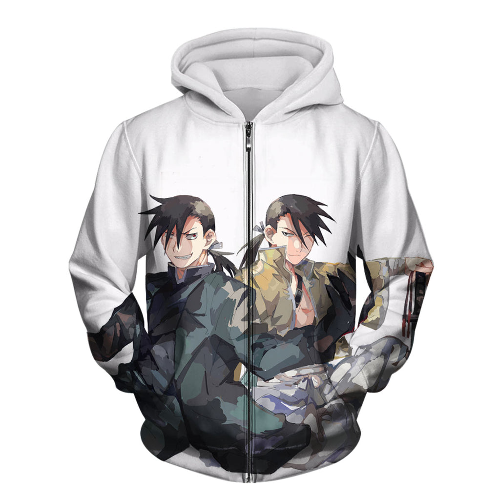 Fullmetal Alchemist Lin Yao Greed Back Seated Anime Apparel