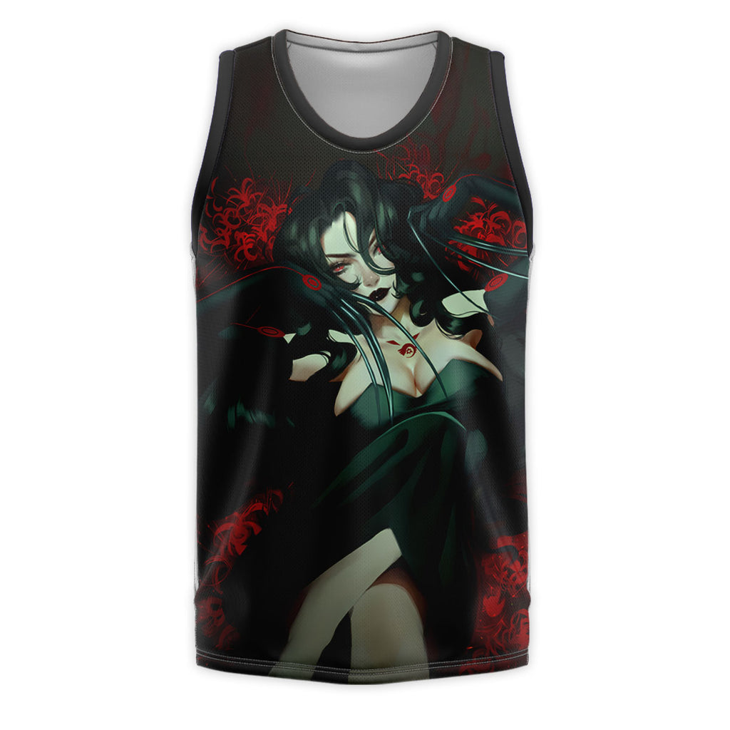 Fullmetal Alchemist Lust Reclining With Red Aura Anime Apparel