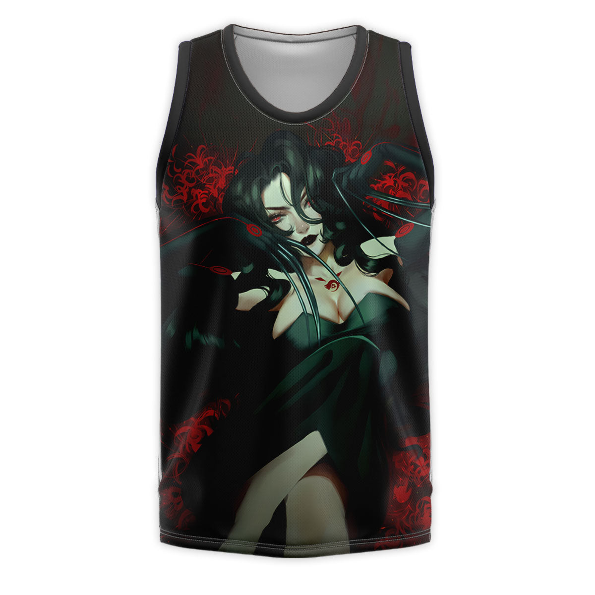 Fullmetal Alchemist Lust Reclining With Red Aura Anime Apparel