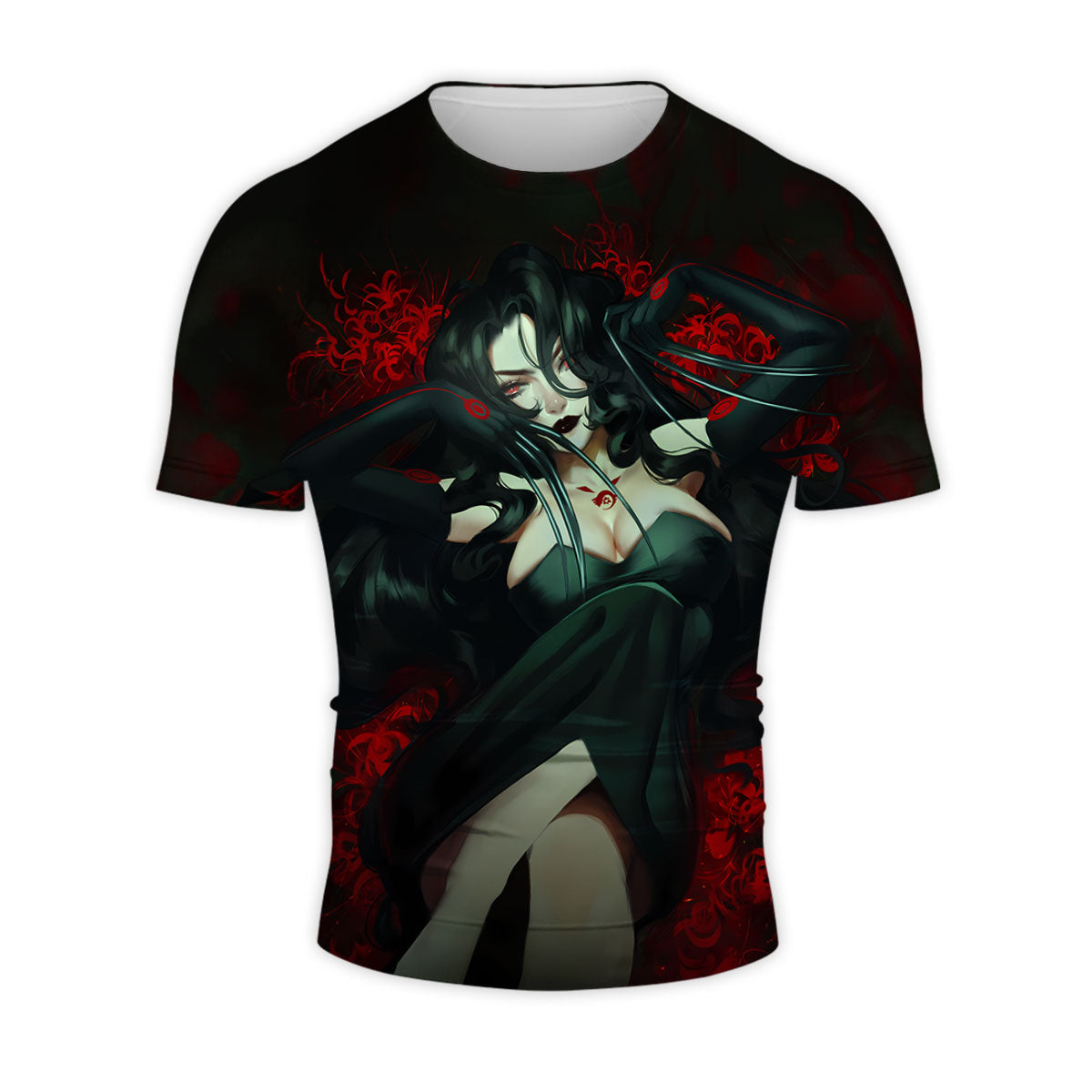 Fullmetal Alchemist Lust Reclining With Red Aura Anime Apparel
