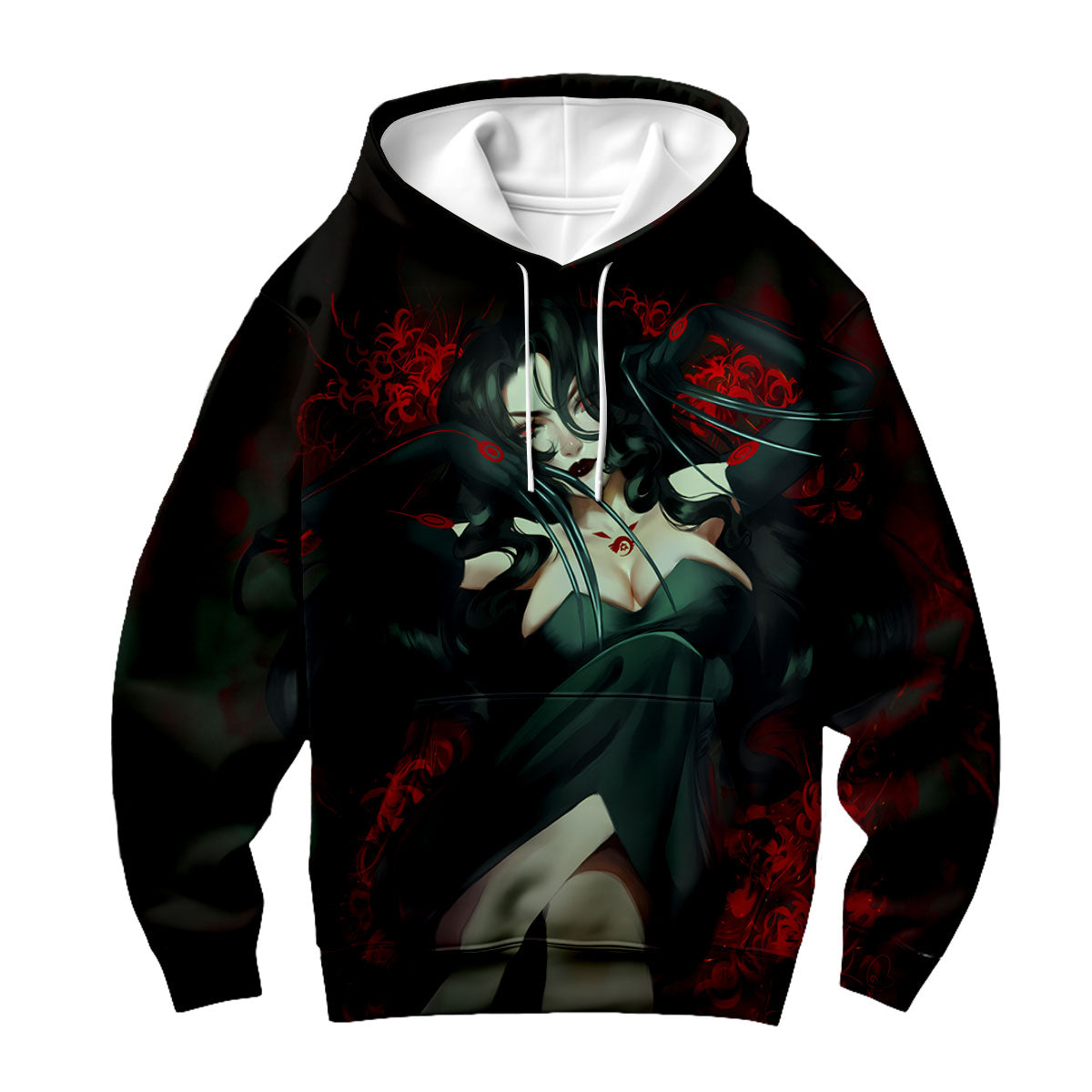Fullmetal Alchemist Lust Reclining With Red Aura Anime Apparel