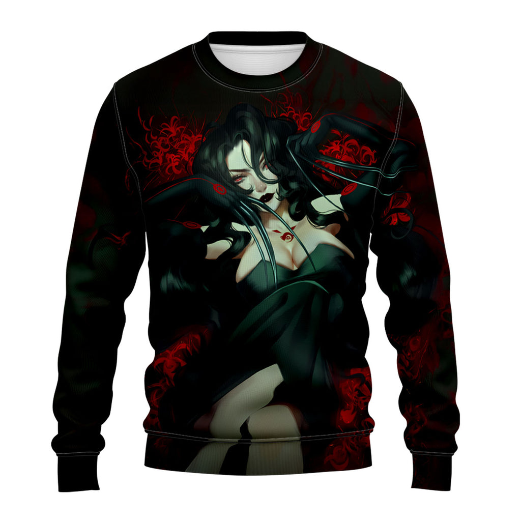 Fullmetal Alchemist Lust Reclining With Red Aura Anime Apparel