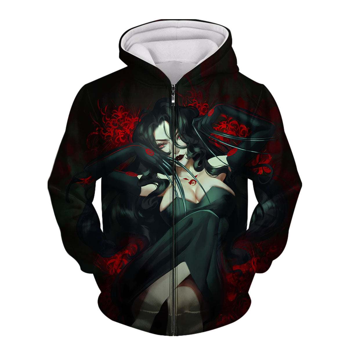 Fullmetal Alchemist Lust Reclining With Red Aura Anime Apparel