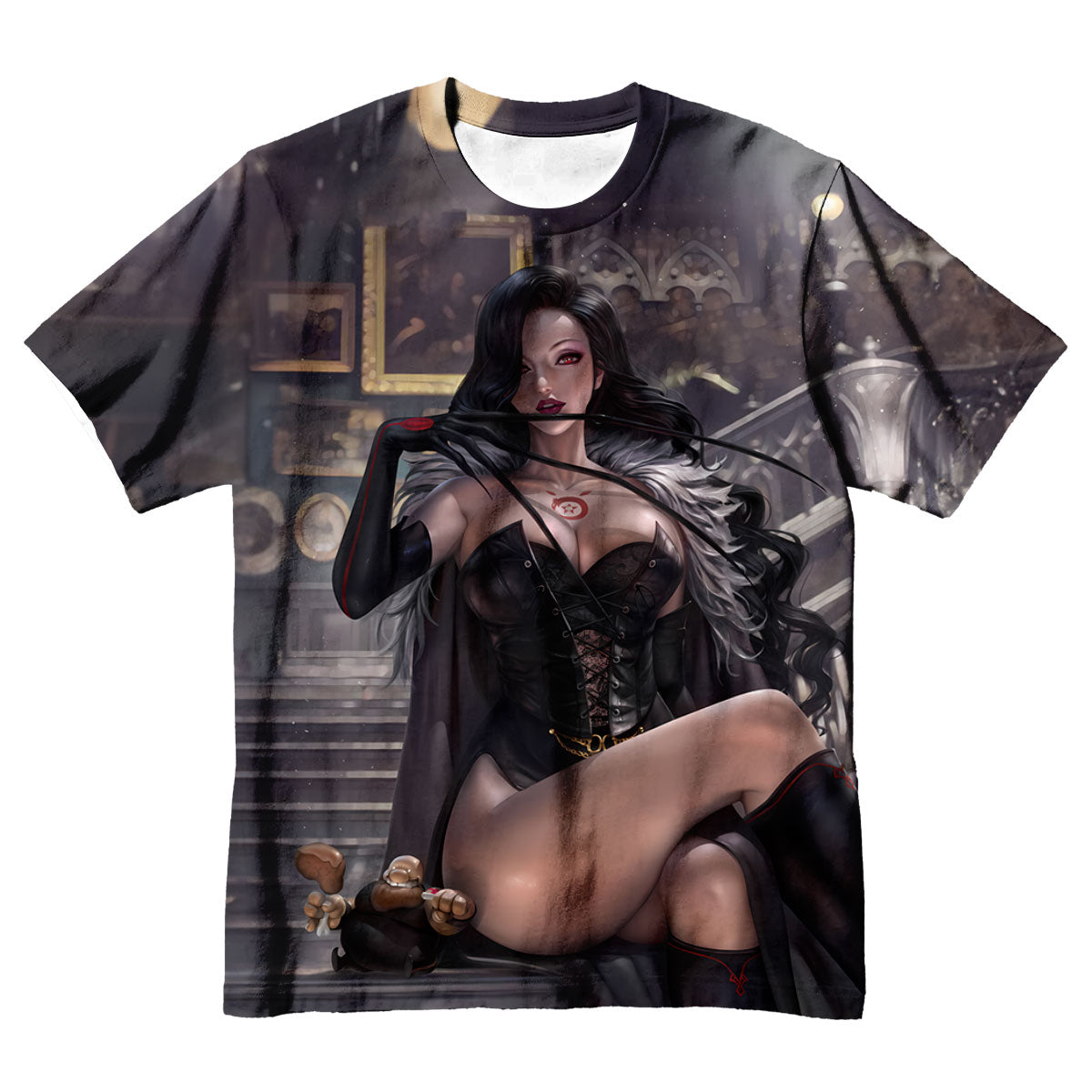 Fullmetal Alchemist Lust Seated Stairs Anime Apparel