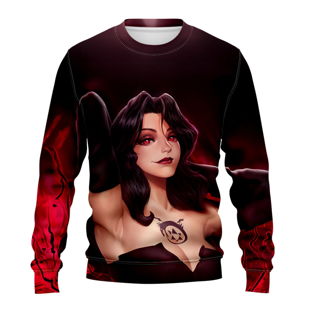 Fullmetal Alchemist Lust Seductive Pose Anime Apparel