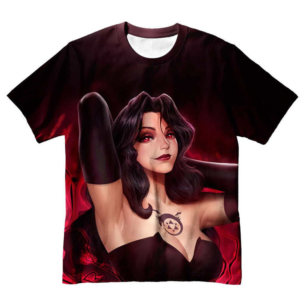 Fullmetal Alchemist Lust Seductive Pose Anime Apparel