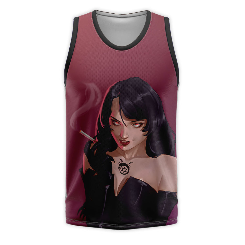 Fullmetal Alchemist Lust Smoking Cigarette Anime Apparel