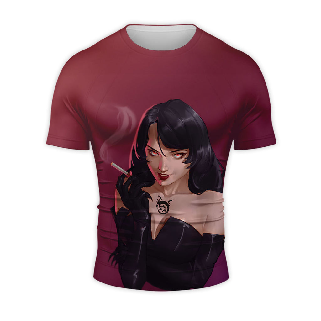 Fullmetal Alchemist Lust Smoking Cigarette Anime Apparel