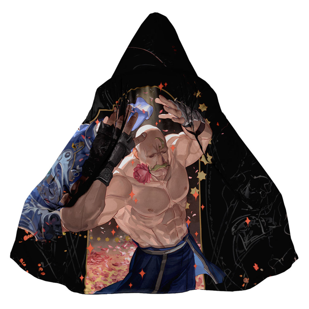 Fullmetal Alchemist Major Armstrong Holding Rose Pose Anime Apparel