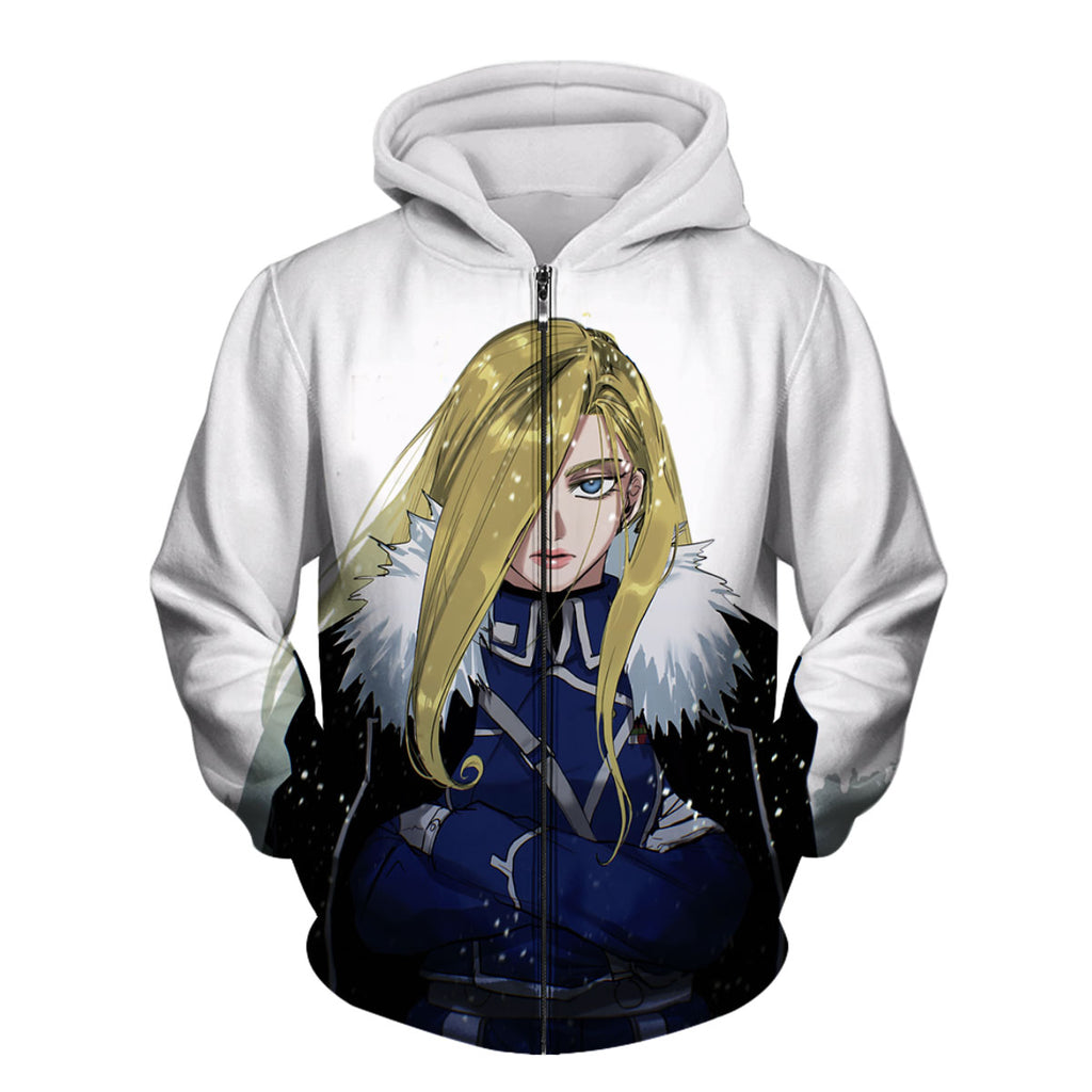 Fullmetal Alchemist Olivia Arms Crossed Stance Anime Apparel