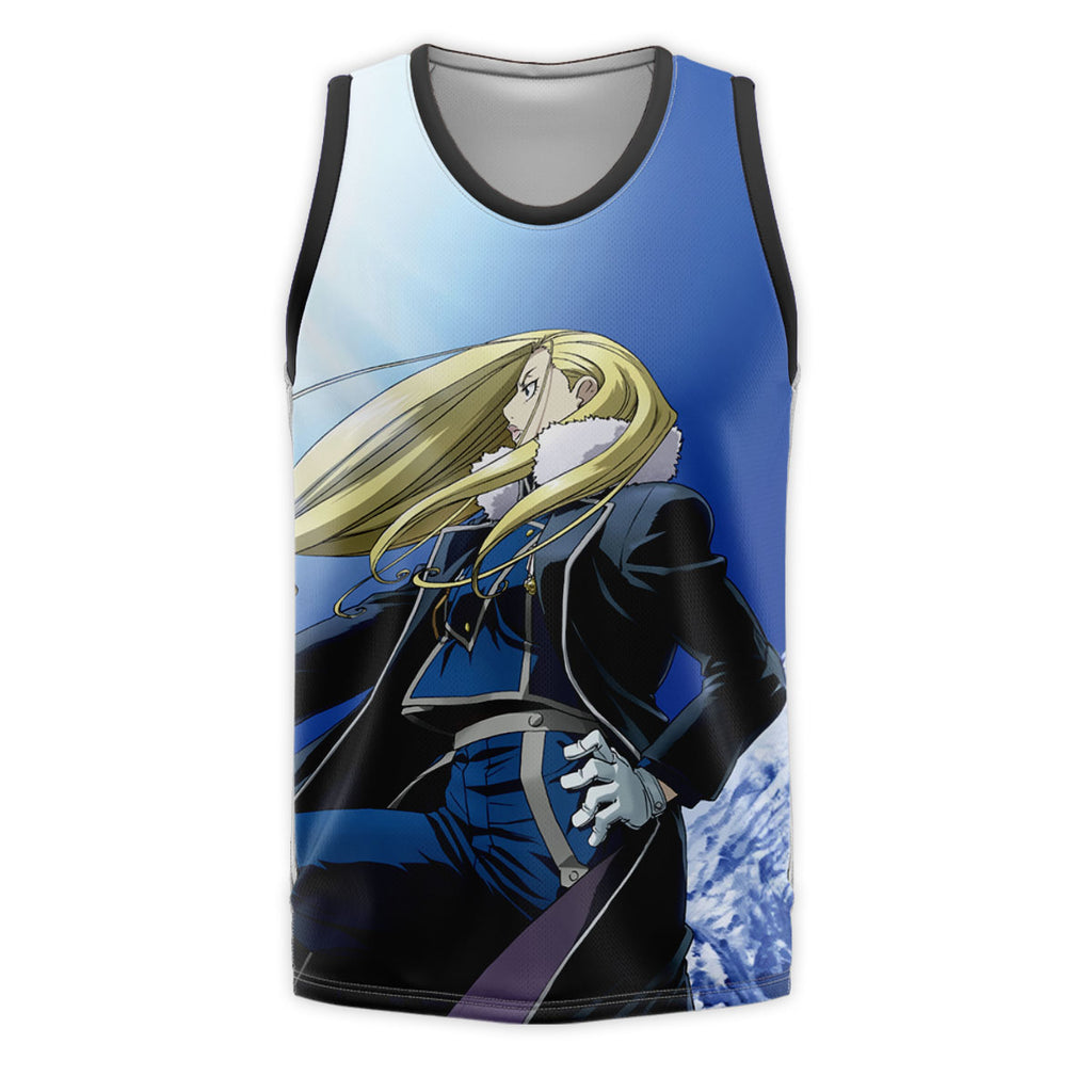 Fullmetal Alchemist Olivia Holding Sword Anime Apparel