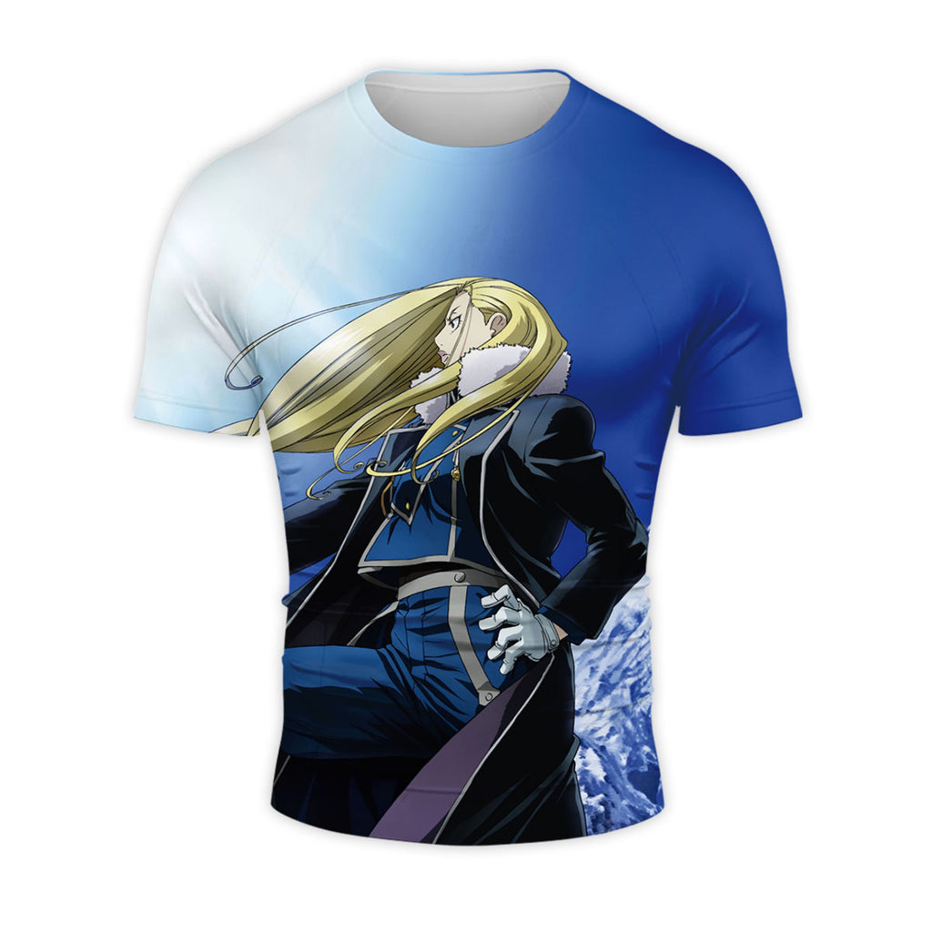 Fullmetal Alchemist Olivia Holding Sword Anime Apparel