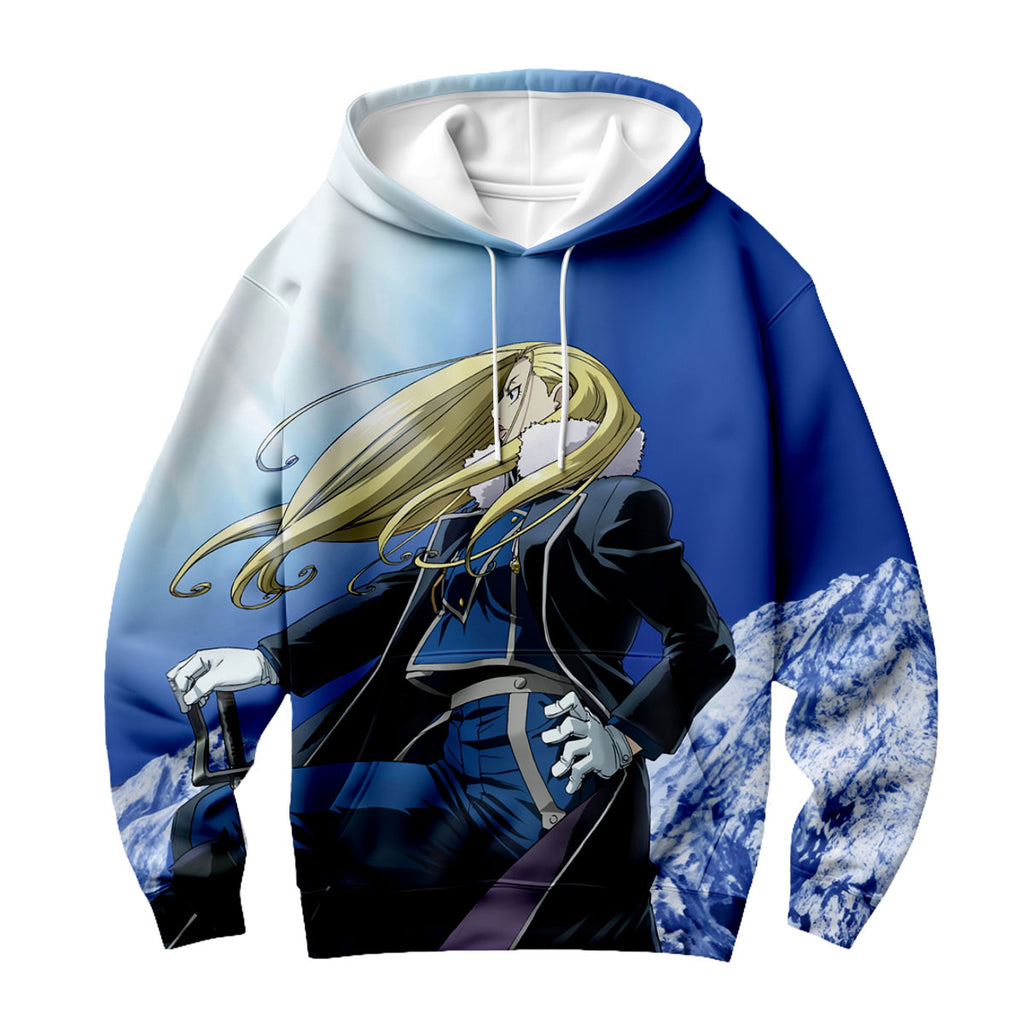 Fullmetal Alchemist Olivia Holding Sword Anime Apparel