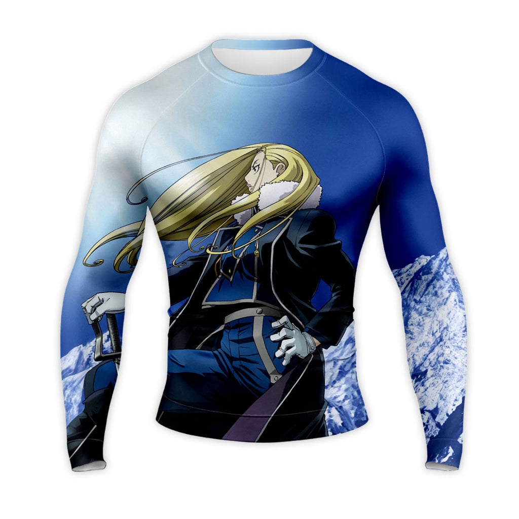 Fullmetal Alchemist Olivia Holding Sword Anime Apparel