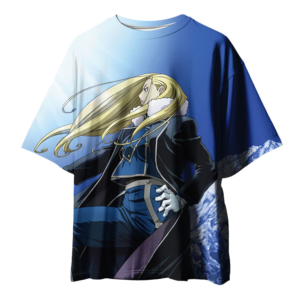 Fullmetal Alchemist Olivia Holding Sword Anime Apparel