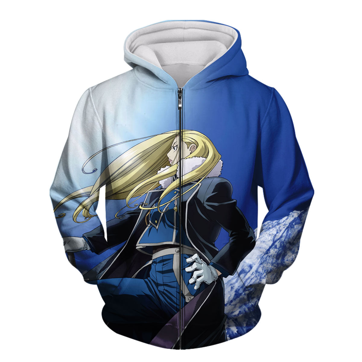 Fullmetal Alchemist Olivia Holding Sword Anime Apparel