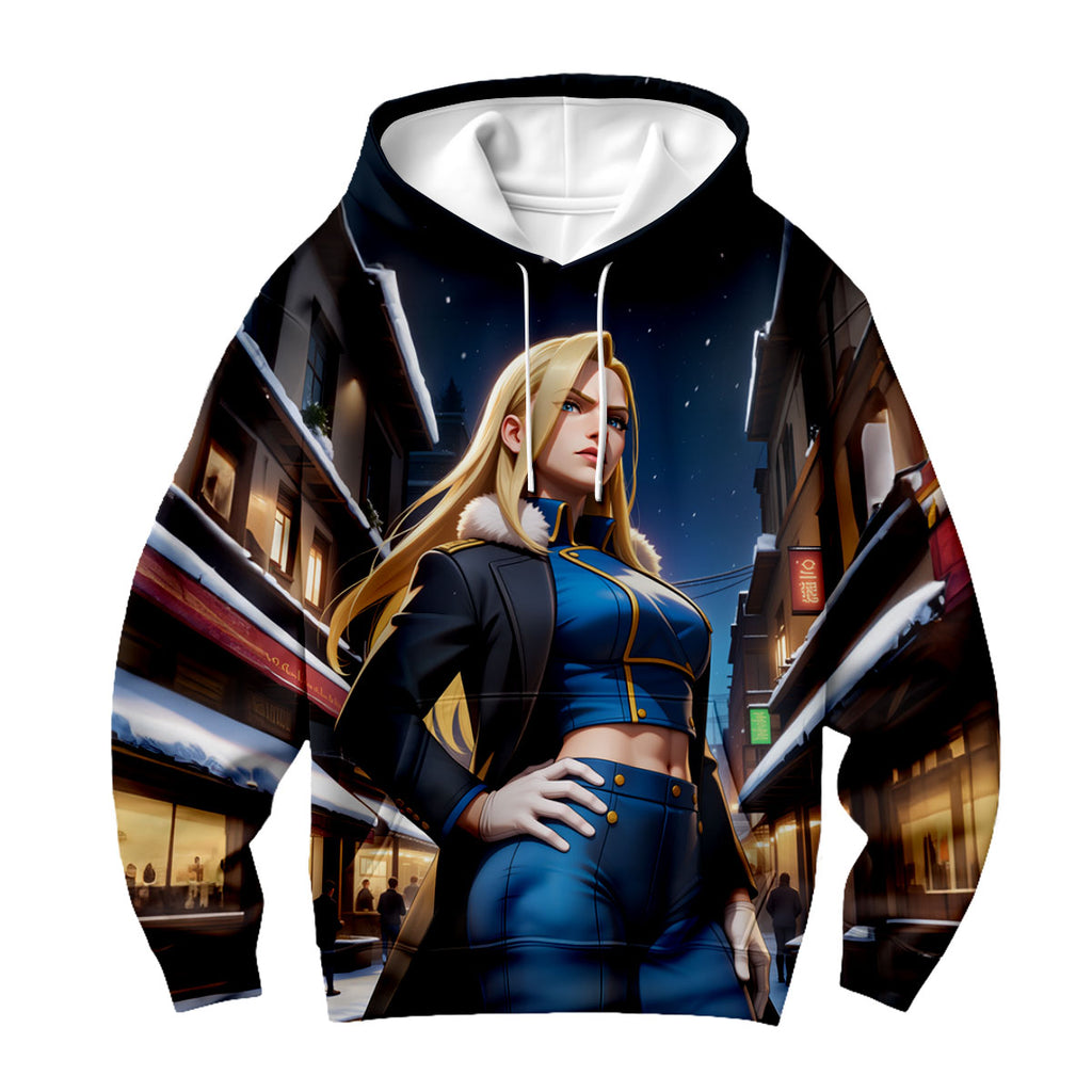 Fullmetal Alchemist Olivia Snowy Street Anime Apparel