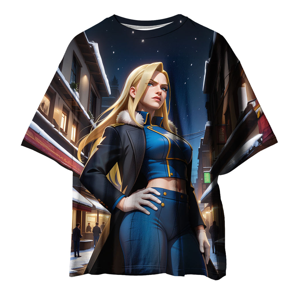 Fullmetal Alchemist Olivia Snowy Street Anime Apparel
