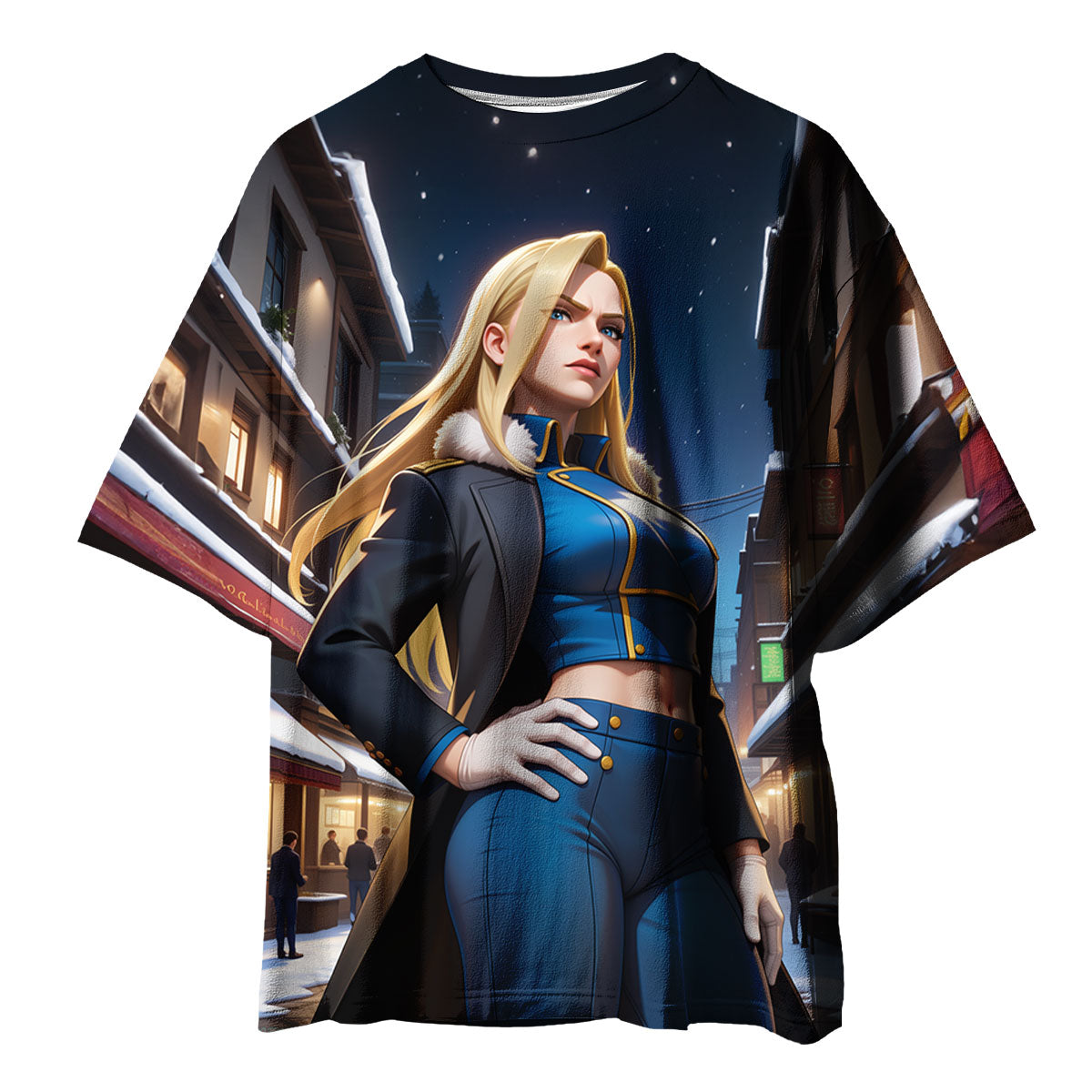 Fullmetal Alchemist Olivia Snowy Street Anime Apparel