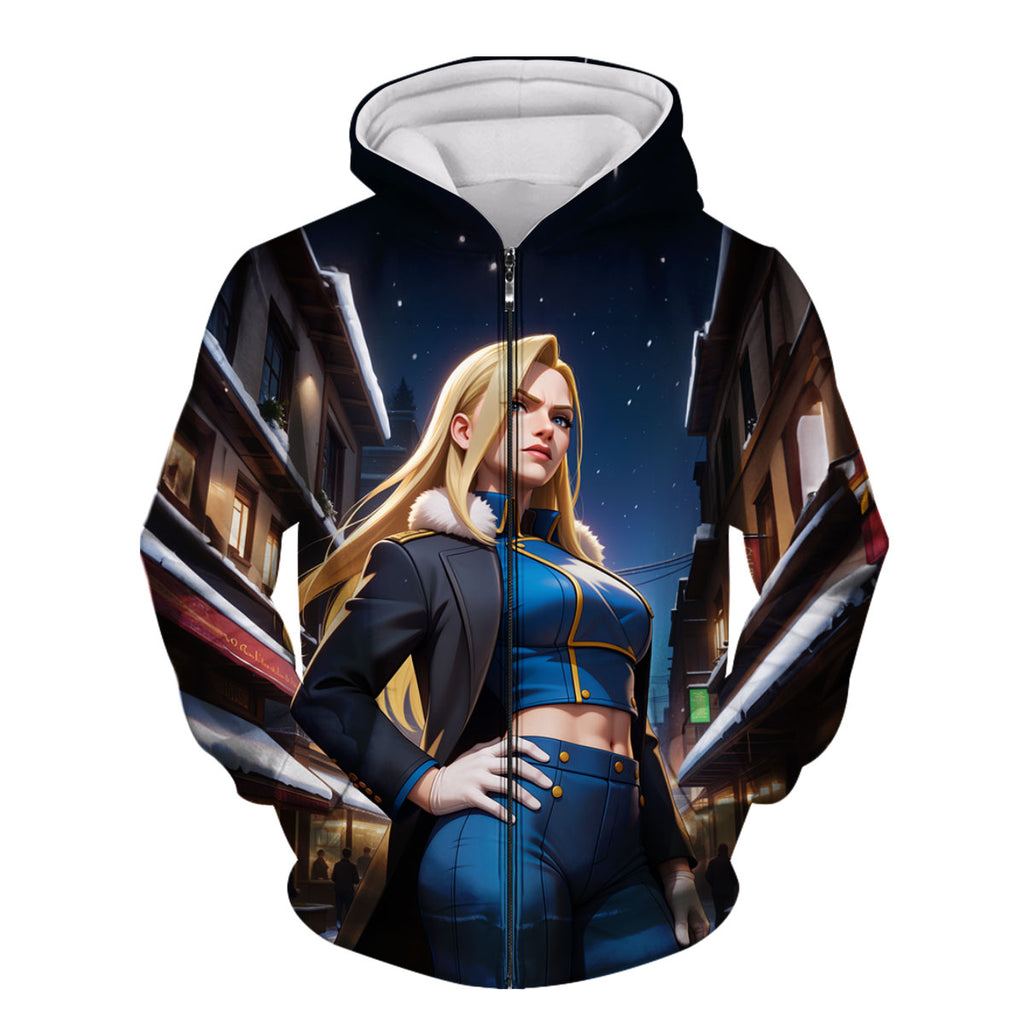 Fullmetal Alchemist Olivia Snowy Street Anime Apparel