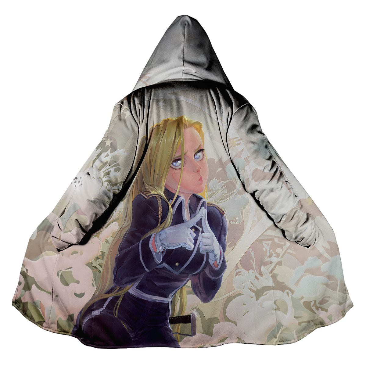 Fullmetal Alchemist Olivier Armstrong Gloved Cute Pose Anime Apparel