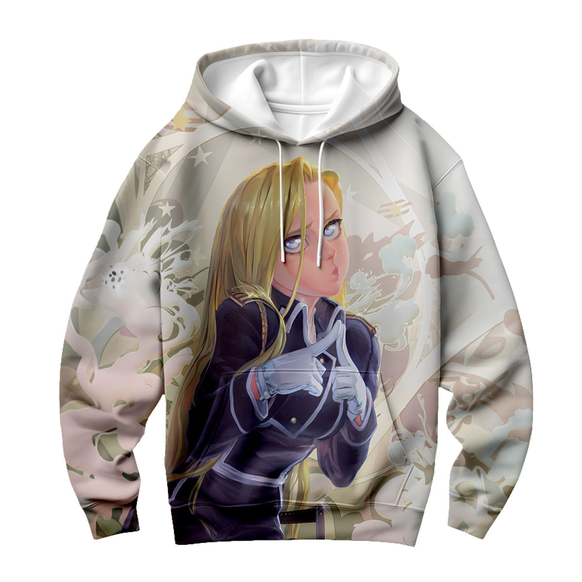 Fullmetal Alchemist Olivier Armstrong Gloved Cute Pose Anime Apparel