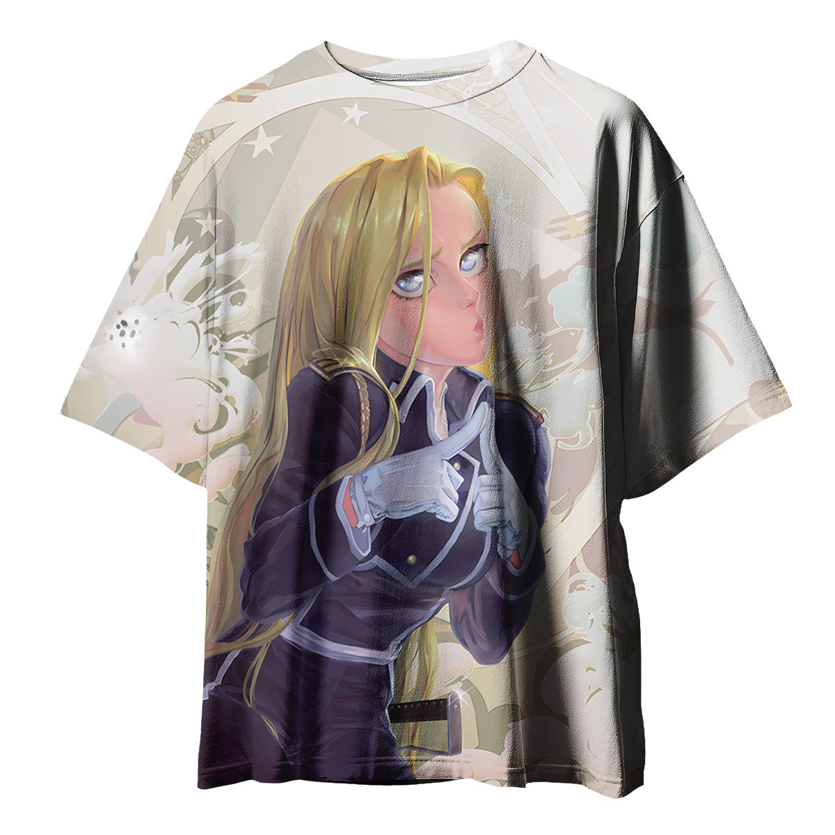 Fullmetal Alchemist Olivier Armstrong Gloved Cute Pose Anime Apparel