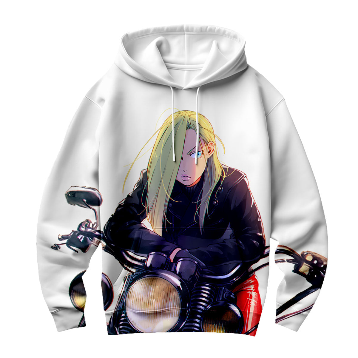Fullmetal Alchemist Olivier Armstrong Motorcycle Ride Anime Apparel