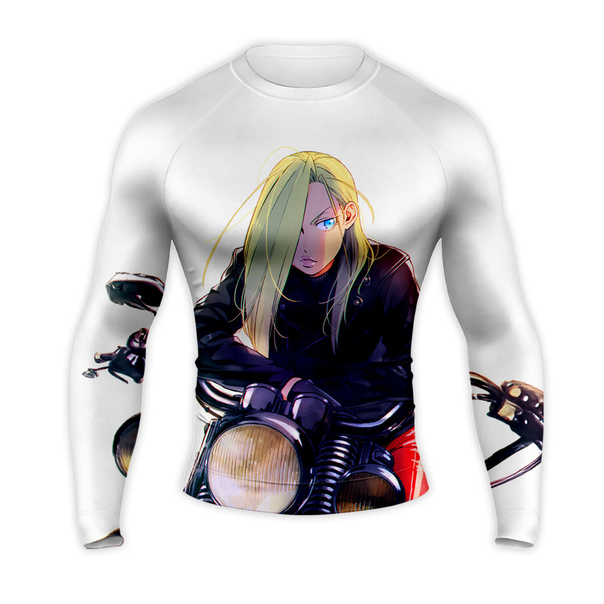 Fullmetal Alchemist Olivier Armstrong Motorcycle Ride Anime Apparel