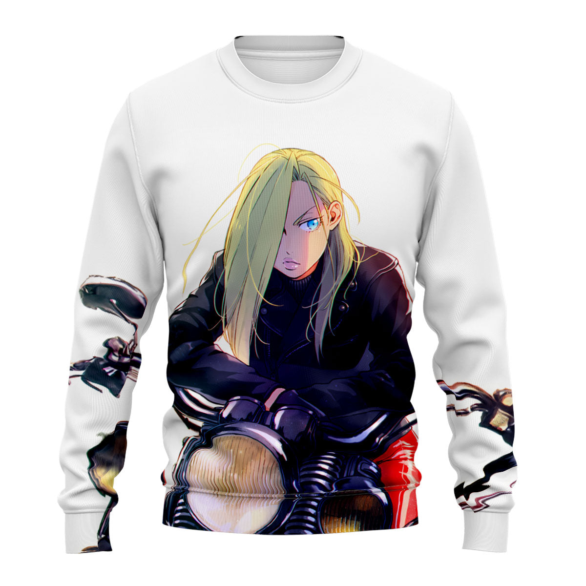 Fullmetal Alchemist Olivier Armstrong Motorcycle Ride Anime Apparel