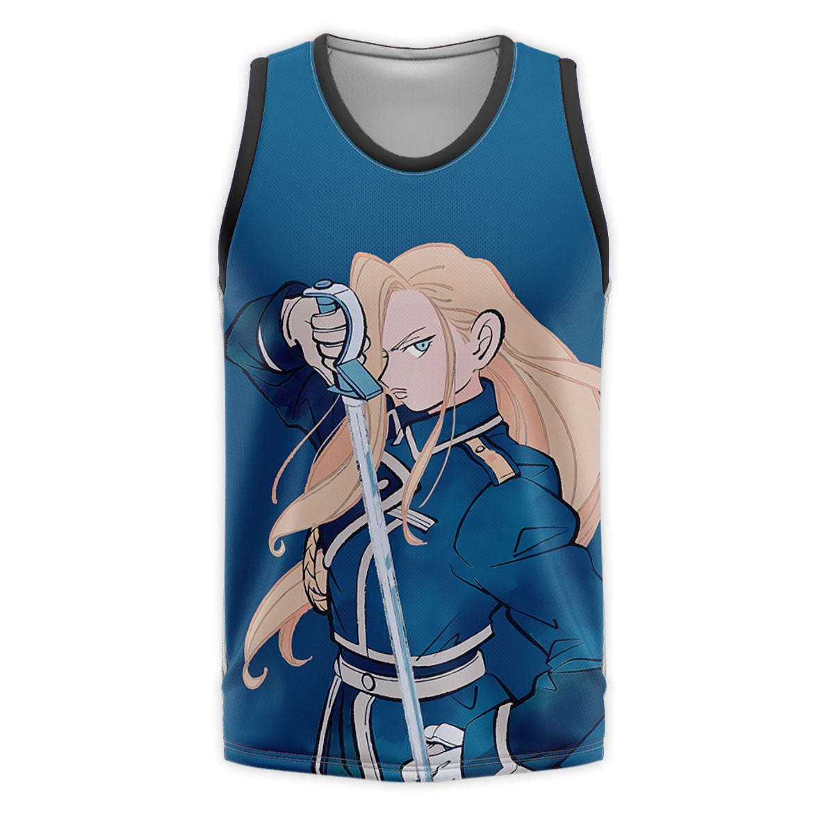 Fullmetal Alchemist Olivier Sword Wielding Anime Apparel