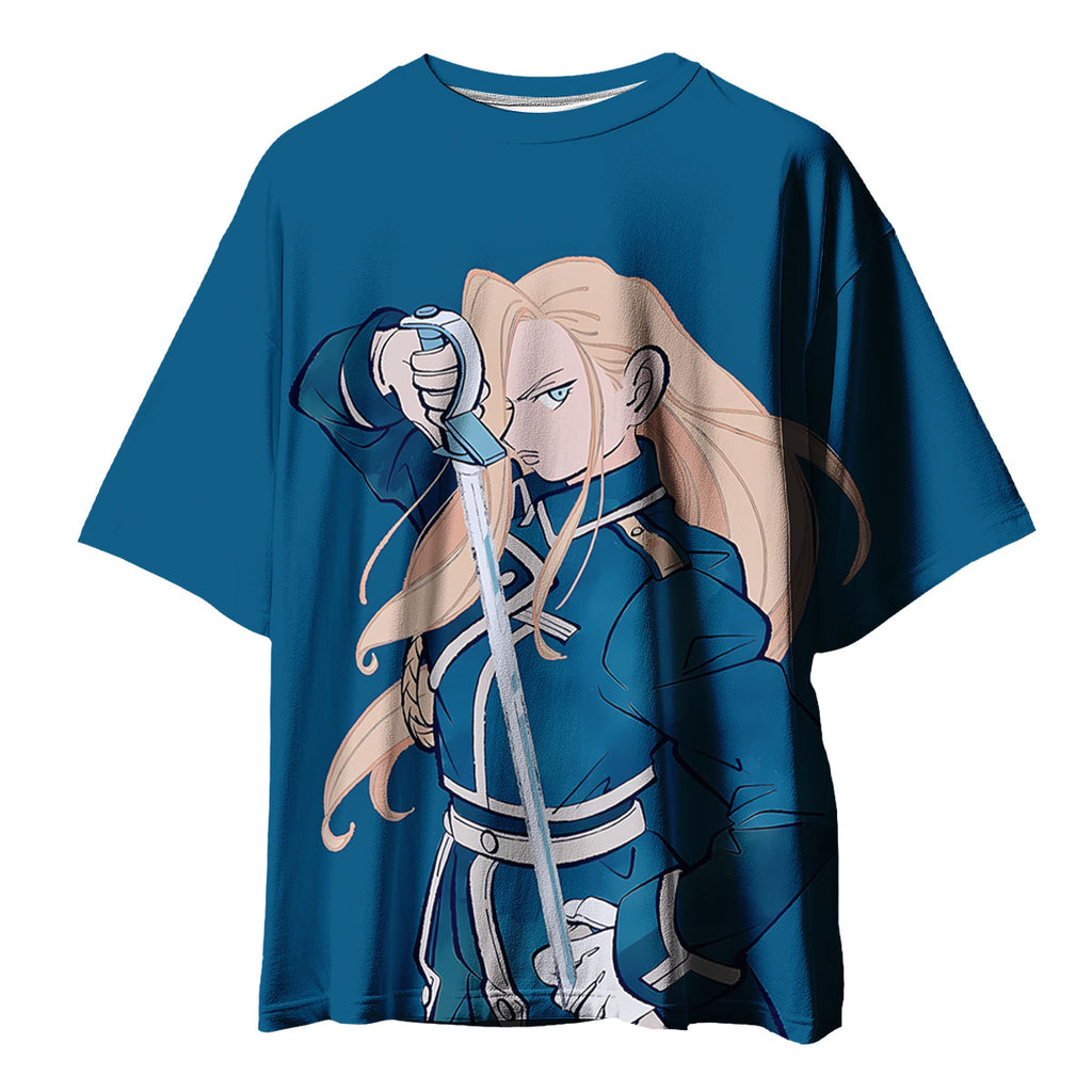 Fullmetal Alchemist Olivier Sword Wielding Anime Apparel