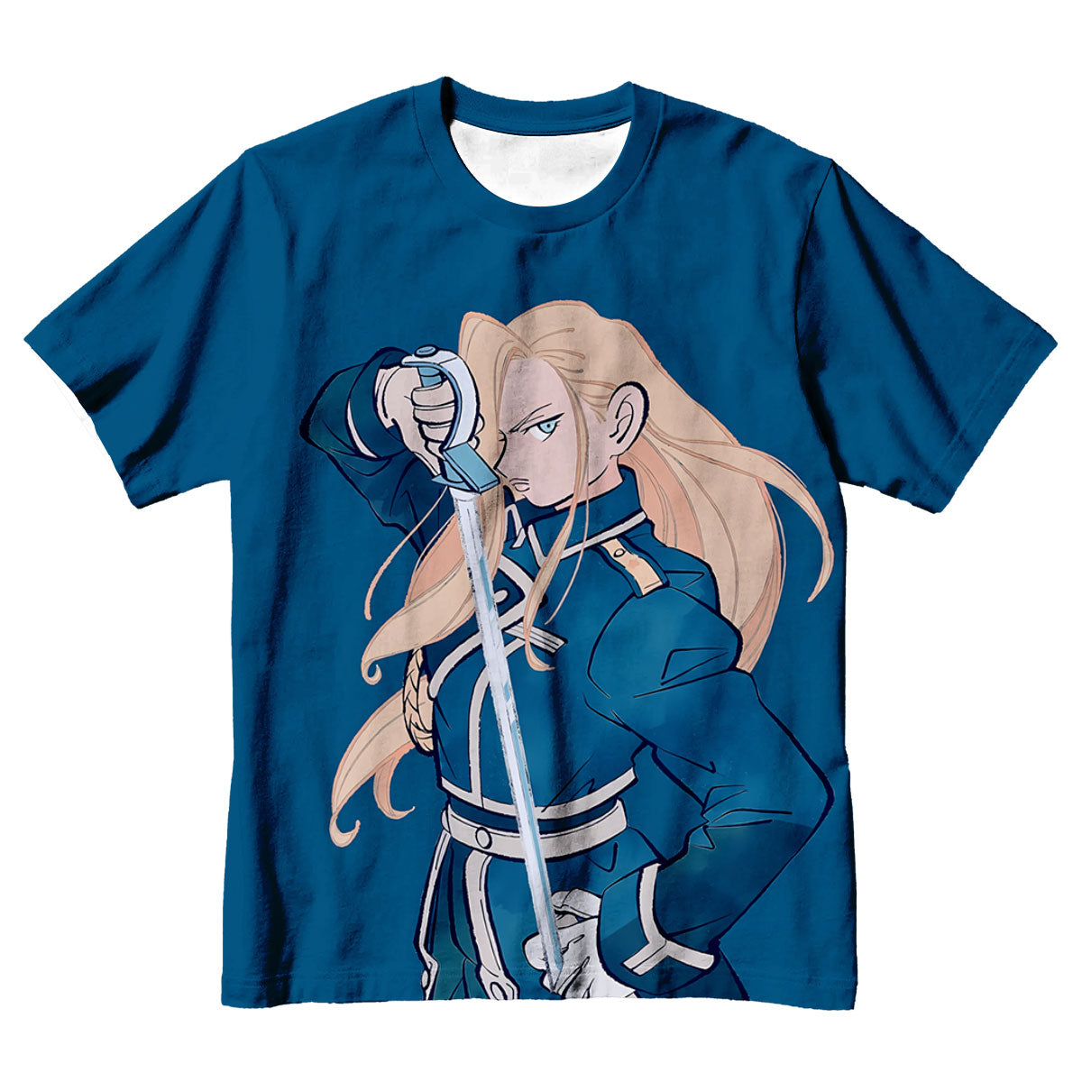 Fullmetal Alchemist Olivier Sword Wielding Anime Apparel