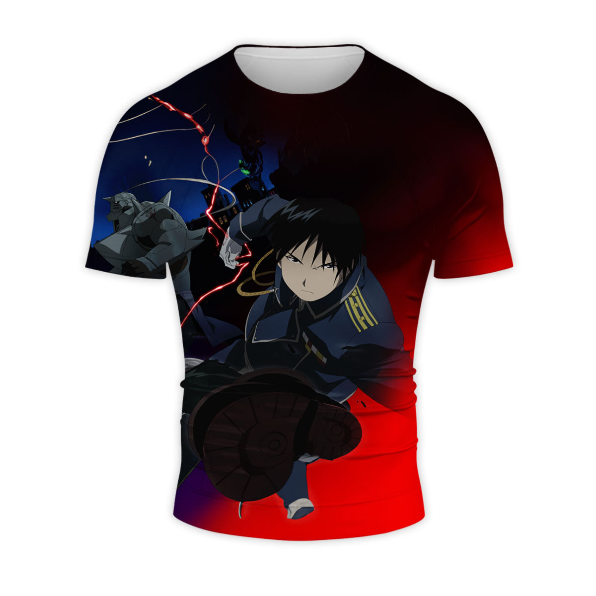 Fullmetal Alchemist Roy Ed Combat Strategy Anime Apparel