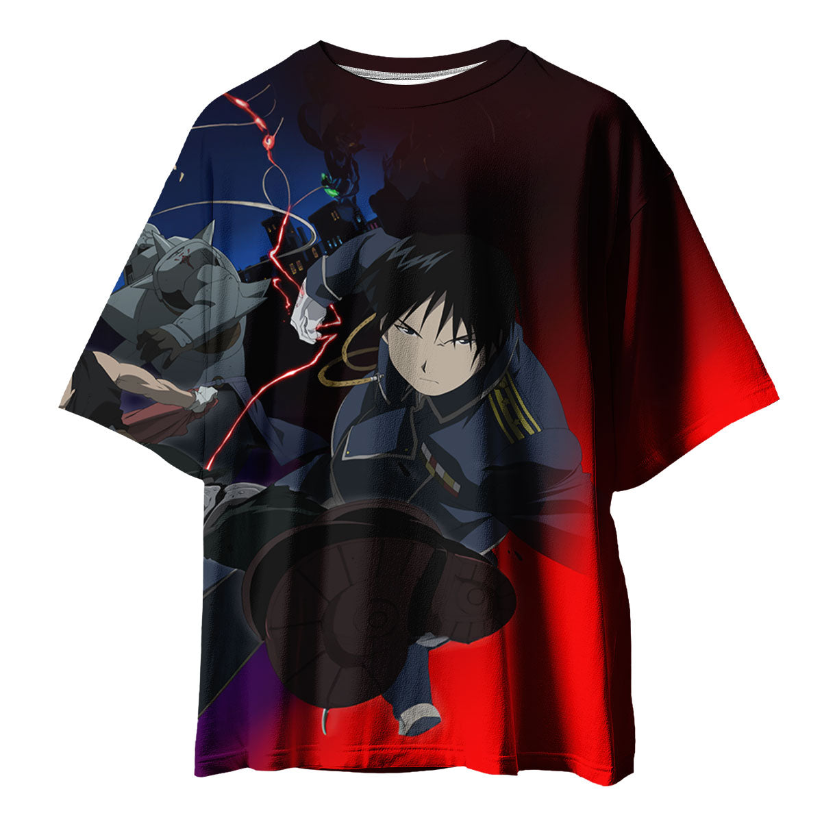 Fullmetal Alchemist Roy Ed Combat Strategy Anime Apparel