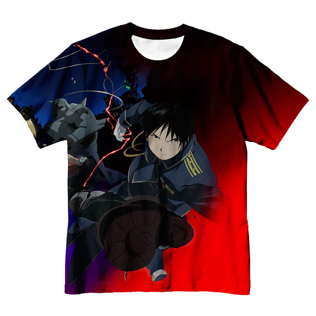 Fullmetal Alchemist Roy Ed Combat Strategy Anime Apparel