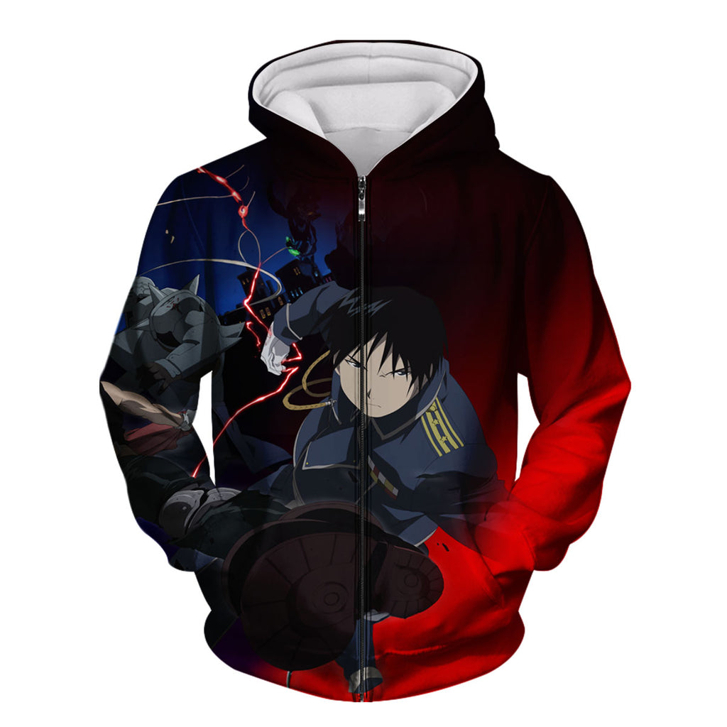 Fullmetal Alchemist Roy Ed Combat Strategy Anime Apparel