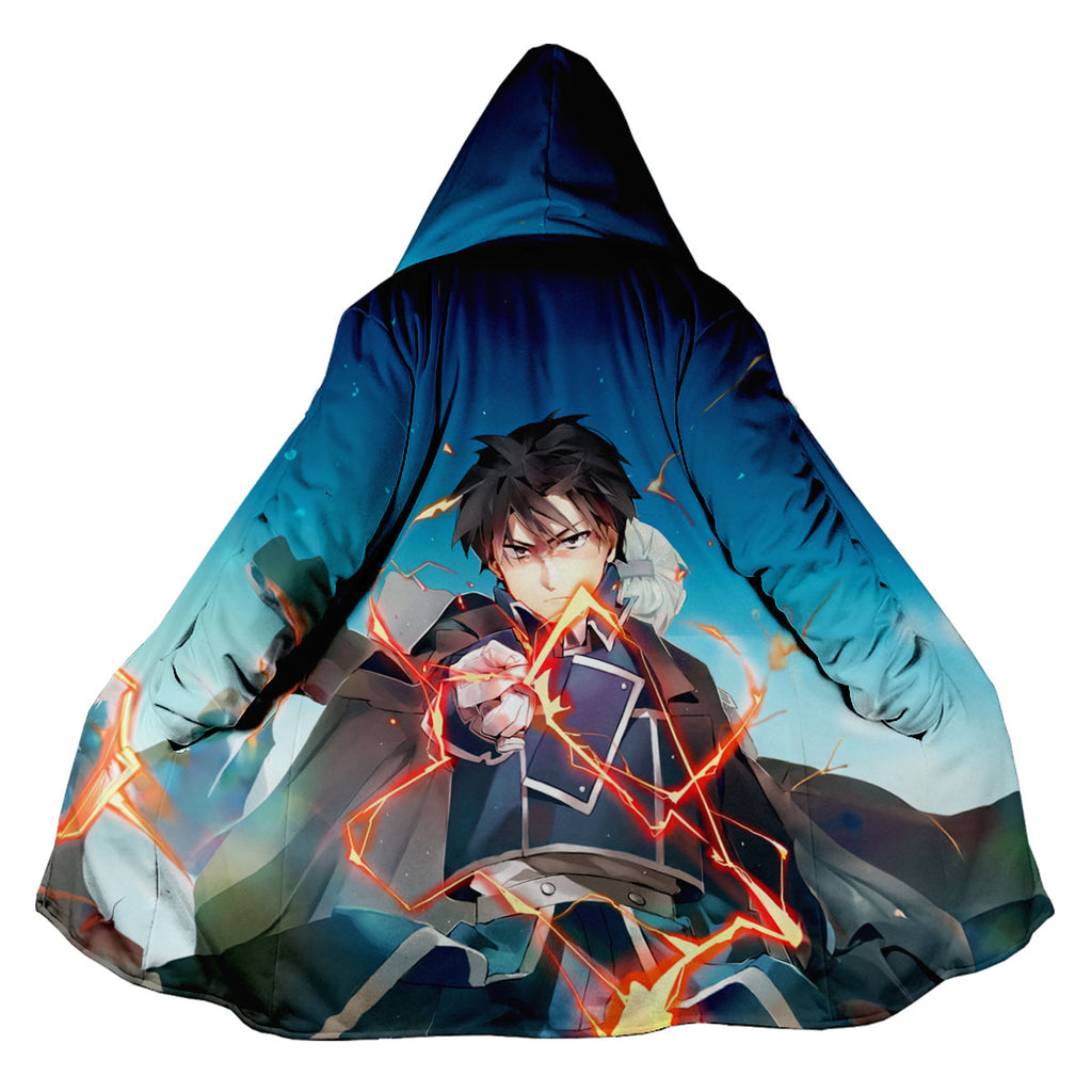 Fullmetal Alchemist Roy Mustang Activating Flame Alchemy Anime Apparel