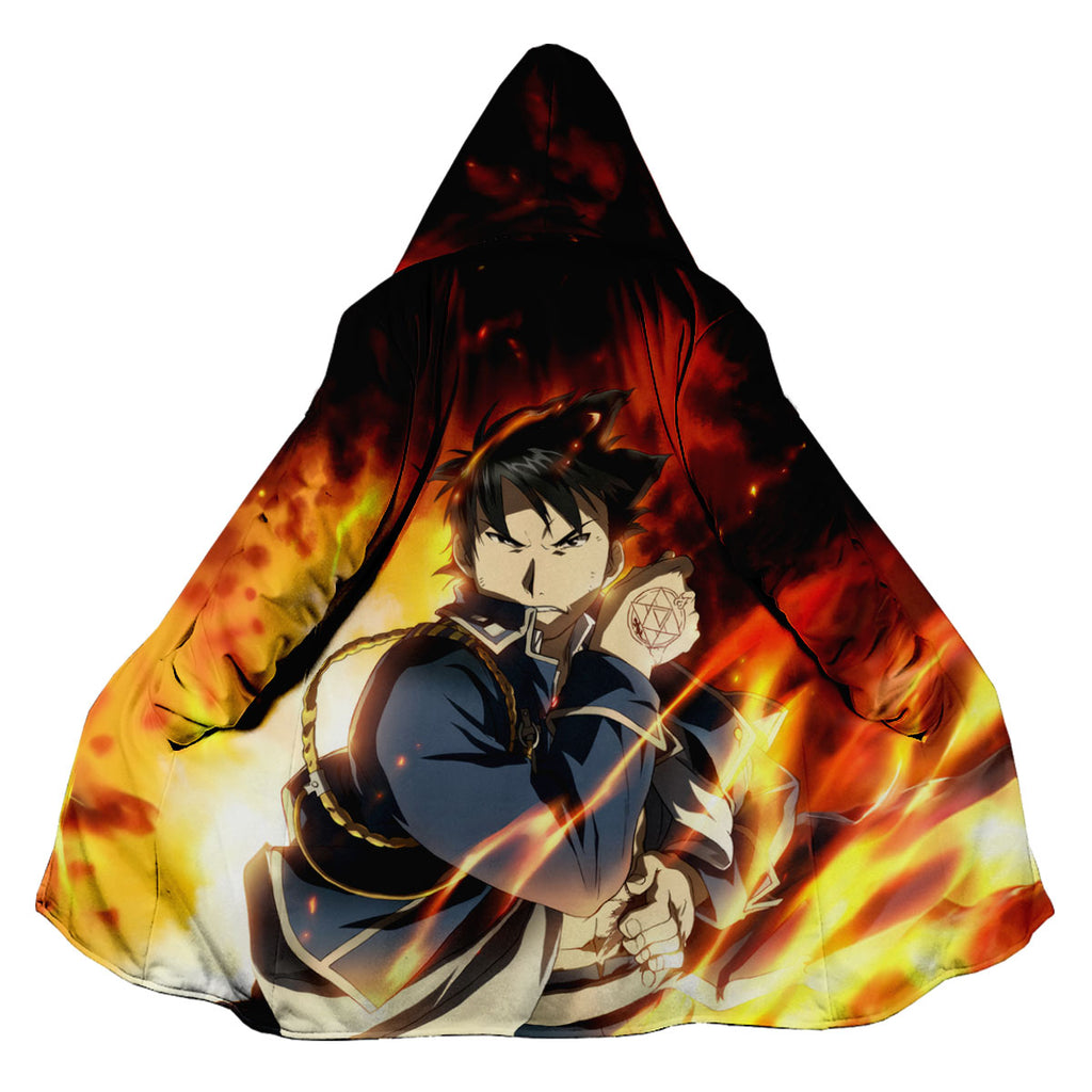 Fullmetal Alchemist Roy Mustang Engulfed Flames Anime Apparel