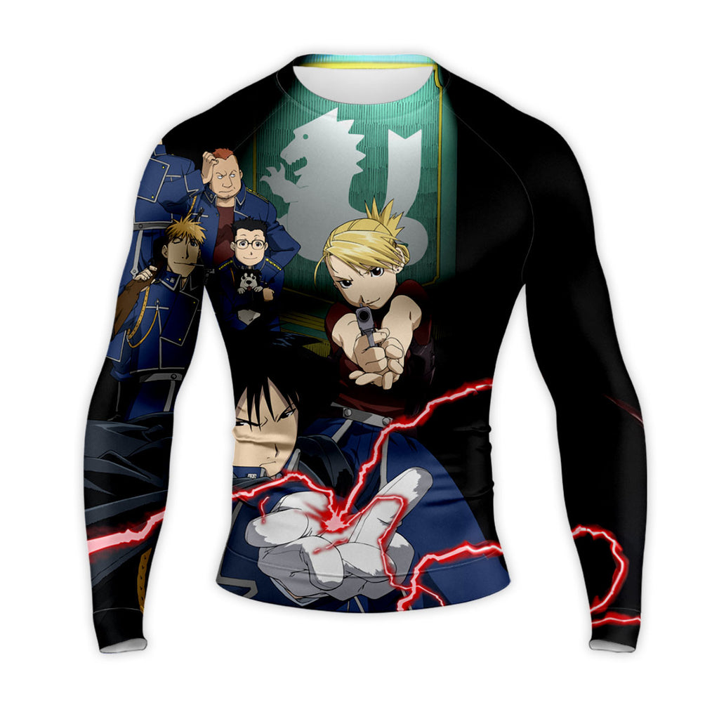 Fullmetal Alchemist Roy Mustang Flame Alchemy Combat Anime Apparel