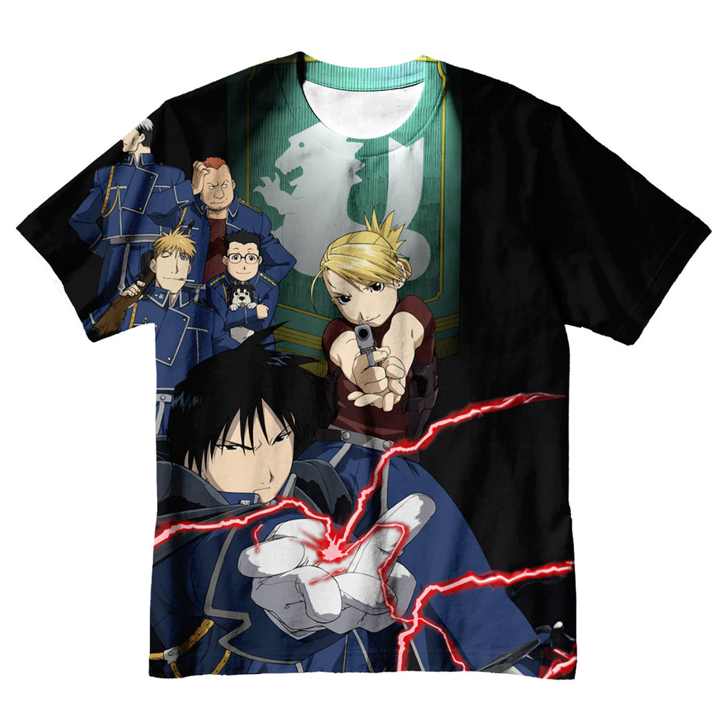 Fullmetal Alchemist Roy Mustang Flame Alchemy Combat Anime Apparel