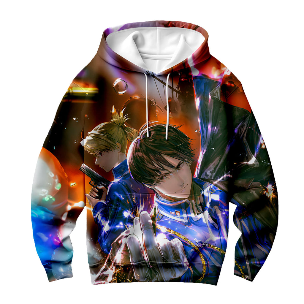 Fullmetal Alchemist Roy Mustang Flame Sparks Anime Apparel